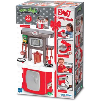 Cuisine Ecoiffier Super Pack cuisine 3 en 1