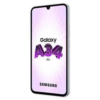 Smartphone Samsung Galaxy A34 6,6" 5G Nano SIM 128 Go Gris