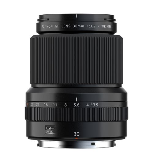 Objectif hybride Fuji GF 30mm f/3.5 R WR Noir