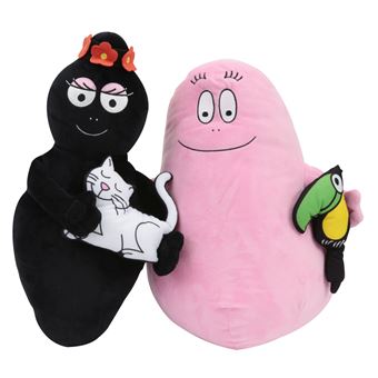 Peluche Parbapapa avec perroquet 40 cm