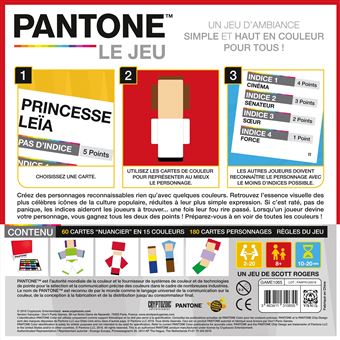 Jeu d’ambiance Asmodee Pantone Le Jeu