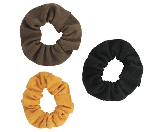 Accessoire de coiffure Elite Models Chouchous fibre de soja Orange et Marron