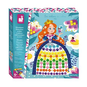 Kit créatif Janod mosaïques princesses et fées