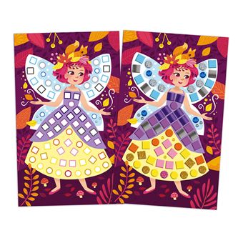 Kit créatif Janod mosaïques princesses et fées