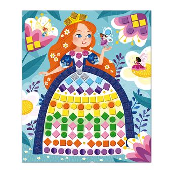 Kit créatif Janod mosaïques princesses et fées