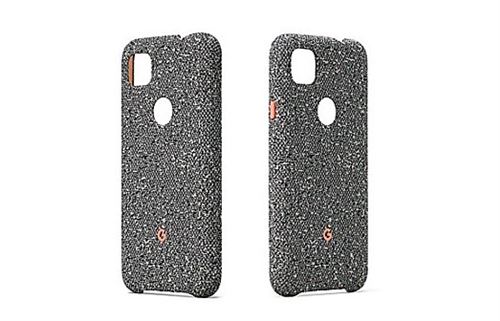 Coque en tissu doux gris chiné pour votre Google Pixel 4A