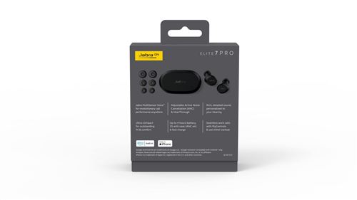 Ecouteurs sans fil Jabra Elite 7 Pro Bluetooth avec réduction de