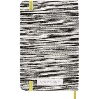 Agenda scolaire Moleskine 2022 2023 Semainier Missoni format de poche Sakai Flamme Noir et Blanc