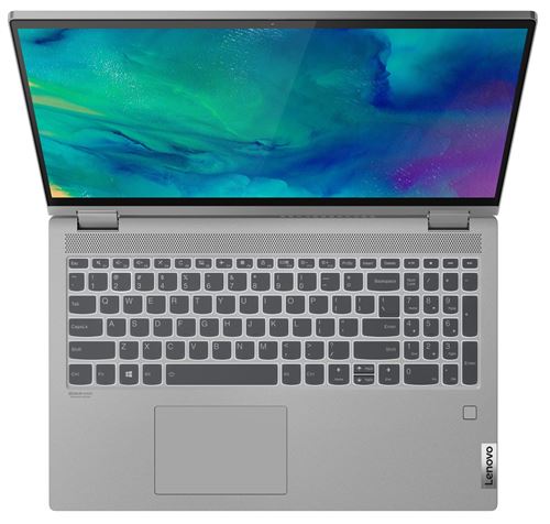 PC Portable Lenovo Ideapad Flex 5 15Alc05 15,6" Ecran Tactile Amd Ryzen 7 16 Go Ram 512Go SSD Gris Platine