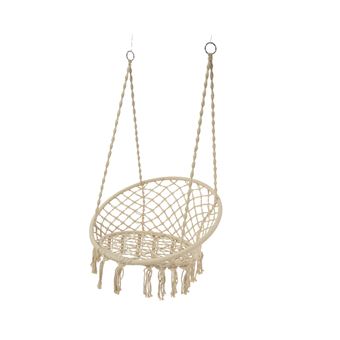 Fauteuil de jardin Kaemingk Hamac avec franges Beige