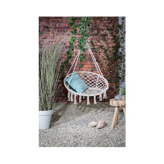 Fauteuil de jardin Kaemingk Hamac avec franges Beige