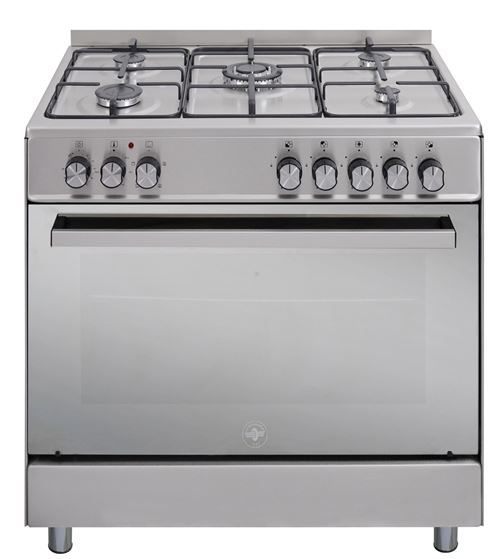 La Germania Piano De Cuisson 5 Feux Dont Un Triple Couronne. Allumage 1 Main, Grilles Larges. Four Electrique Multifonction Catalyse