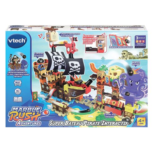 VTECH MARBLE RUSH ADVENTURES SUPER BATEAU PIRATE INTERACTIF - vue 8