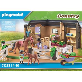 Playmobil 71238 Etable et carrière pour chevaux