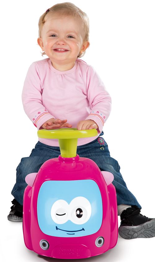 Porteur auto Smoby Maestro Balade Rose et Vert