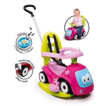 Porteur Auto Smoby Maestro Balade Rose Et Vert Porteur Achat Prix Fnac