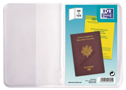 Lot De 3 étuis Transparents Pour Passeport (après Avril 2017) – Protection Anti-humidité, Dimensions 128 X 92,5 Mm