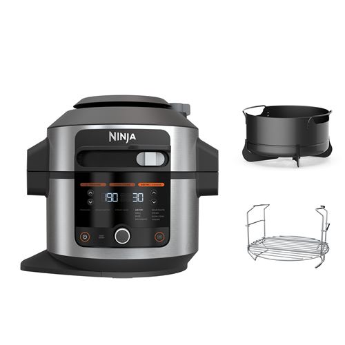 Multicuiseur Ninja Foodi SmartLid 11 en 1 OL550EU 1460 Watt Noir et Argent - Ninja