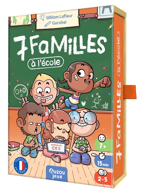 Jeu Classique Auzou Jeu De 7 Familles À L’École