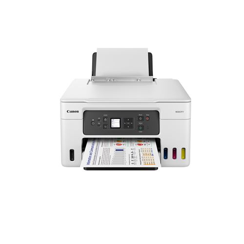 Imprimante multifonction Canon MegaTank Maxify GX3050 Blanc et noir