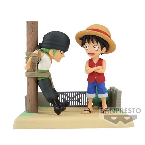 Figurine Bandai One piece World Collectable Log Stories Monkey D. Luffy et Roronoa Zoro