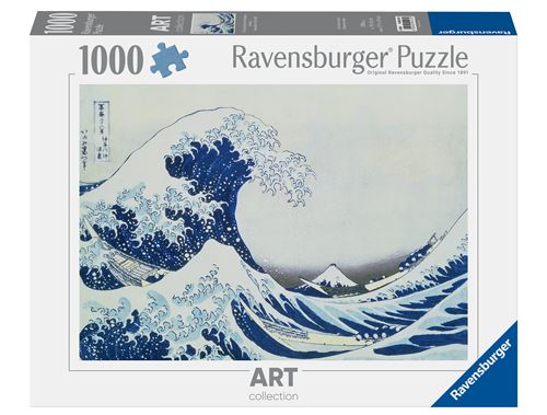 Puzzle 1000 pièces Ravensburger La Grande vague de Kanagawa - vue 1