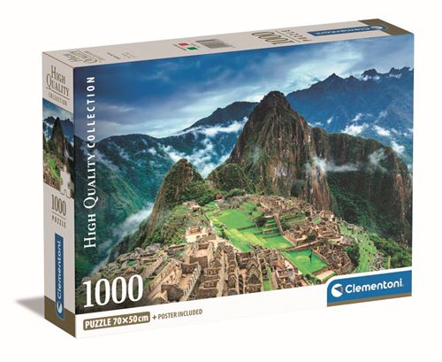 Clementoni 39770 Collection Puzzle Machu Picchu 1000 Pièces Puzzle Adulte Divertissement pour Adultes Fabriqué en Italie - vue 9