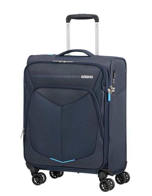 Valise 4 roues American Tourister Summerfunk Extensible 55 cm Bleu