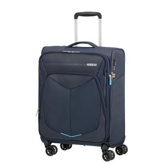 Valise 4 roues American Tourister Summerfunk Extensible 55 cm Bleu