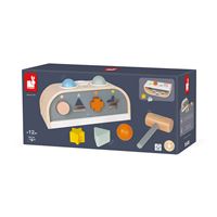 Ours à Promener En Bois Janod - Jouet D'éveil Pour Bébé Dès 1 An, Partenariat WWF, Certifié FSC