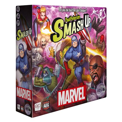Ielo Multicolore Jeu D’ambiance Iello Smash Up Marvel