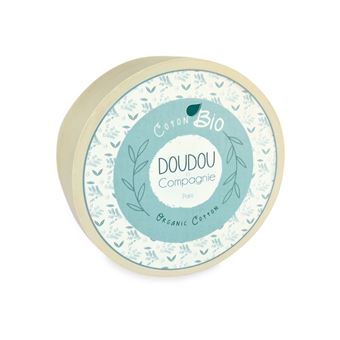 Animal en peluche Doudou et Compagnie Botanic Bio Chien Pm avec doudou Bleu