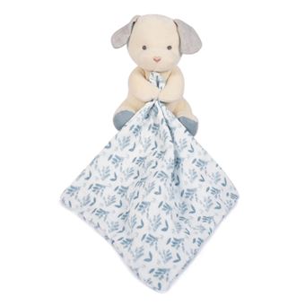 Animal en peluche Doudou et Compagnie Botanic Bio Chien Pm avec doudou Bleu