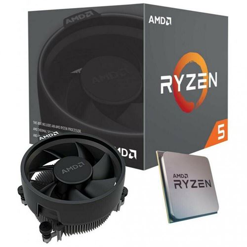 Amd Ryzen 5 3400G Processeur (4C / 8T, 6 Mo De Mémoire Cache, 4,2 Ghz Max Boost) Avec Carte Graphique Radeon Rx Vega 11