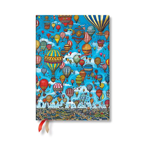 Agenda civil flexi midi 1 jour par page Paperblanks 2026 Festival de Montgolfieres