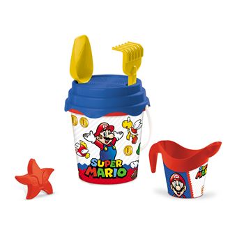 Jeu de plage Mondo seau garni et arrosoir Super Mario - 1