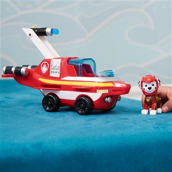 Véhicule avec Figurine Marcus Paw Patrol Aqua Pups Pat’Patrouille