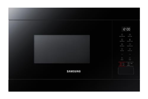 Micro-ondes mono-fonction encastrable Samsung Solo MS22T8254AB 1250 W Noir Glossy