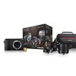 Pack Hybride Panasonic Lumix GX9 Noir + Objectif G Vario 12-32 mm f/3.5-5.6 Asph. Mega O.I.S. + Objectif G Vario 35-100 mm f/4.0-5.6 Asph. Mega O.I.S. + Objectif G 25 mm f/1.7 Asph. + Carte mémoire SD 16 Go + Fourre-tout