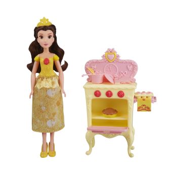 Poupée Disney Princesses Belle et sa cuisine