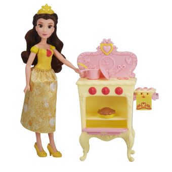 Poupée Disney Princesses Belle et sa cuisine