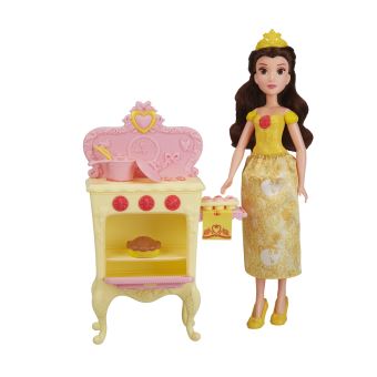 Poupée Disney Princesses Belle et sa cuisine