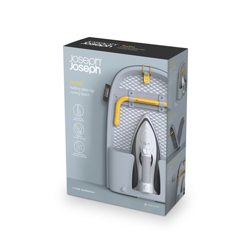 Table à repasser pliable avec housse Joseph Joseph Pocket 50009 Gris