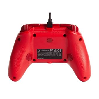 Manette filaire améliorée Xbox pour Xbox Séries X/S Rouge