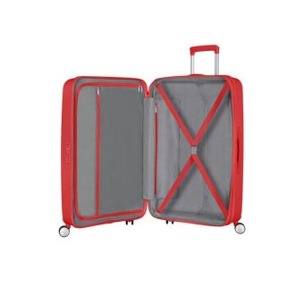 Valise extensible American Tourister Soundbox 77 cm Taille L 4 roues Rouge