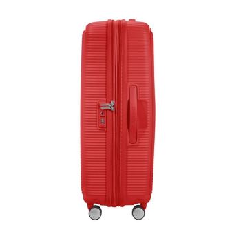 Valise extensible American Tourister Soundbox 77 cm Taille L 4 roues Rouge