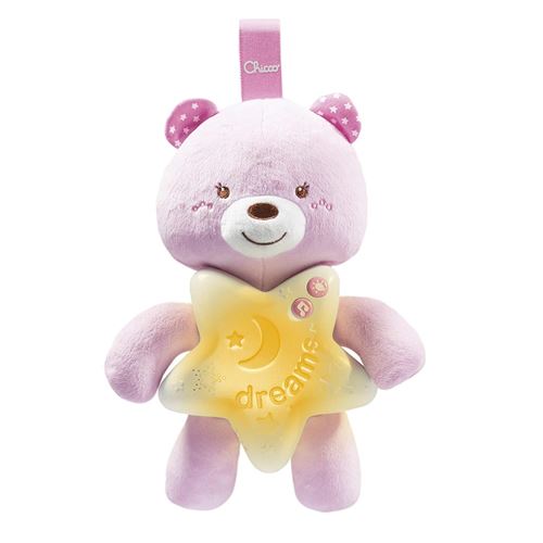 Veilleuse Chicco Petit ourson Rose