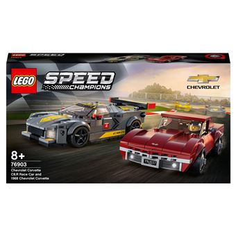 LEGO® Speed Champions 76903 Chevrolet Corvette C8.R Race Car et 1968 Chevrolet Corvette