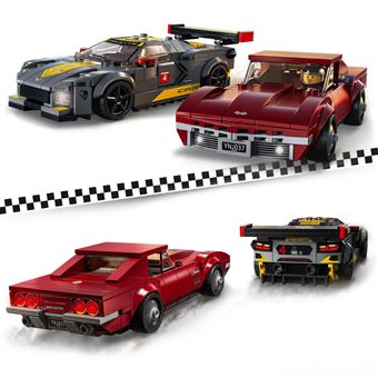 LEGO® Speed Champions 76903 Chevrolet Corvette C8.R Race Car et 1968 Chevrolet Corvette