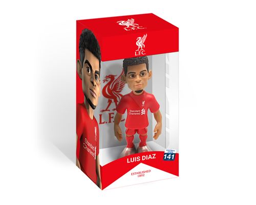 Minix - Football Stars #141 - Figurine PVC 12 cm - Liverpool - Luis Diaz 23 (W3)